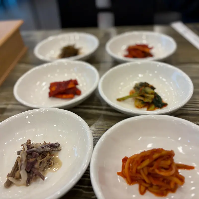 다양한 종류의 반찬