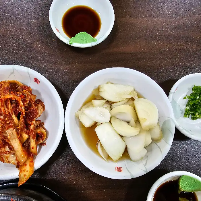 김치, 깍두기, 마늘 장아찌