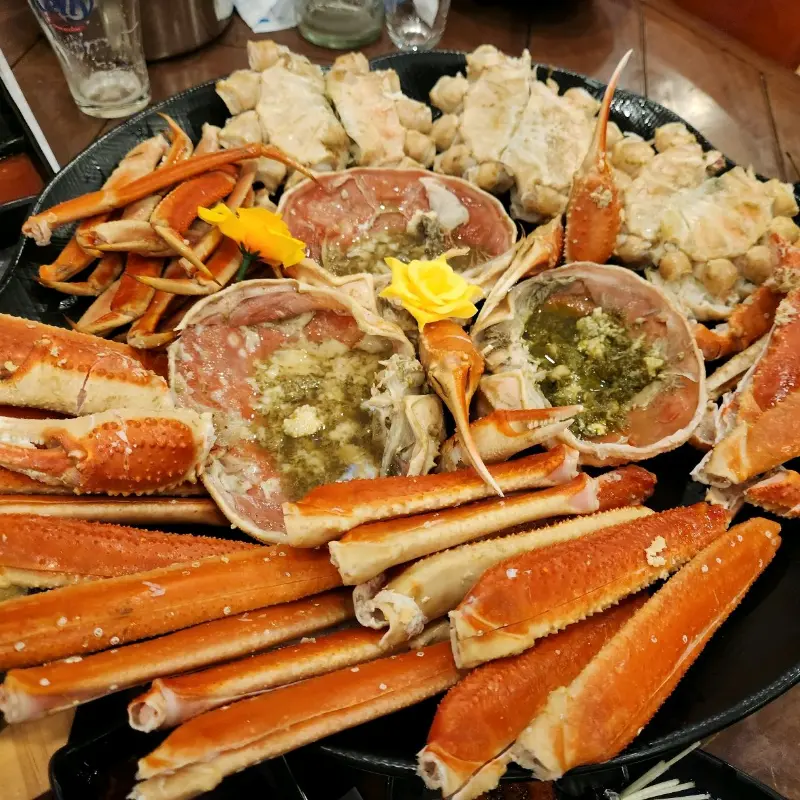 맛있는 대게 한 상