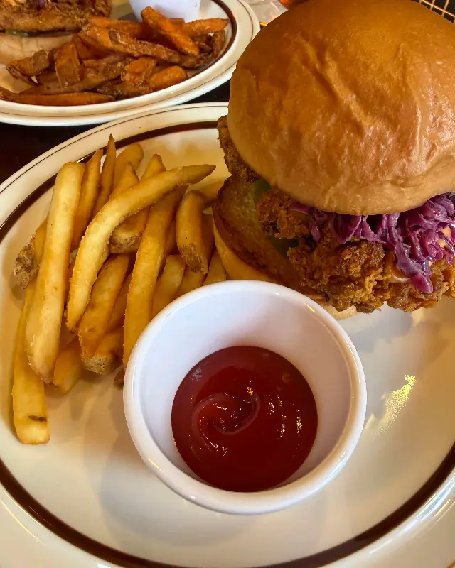 제프스 버거와 감자튀김