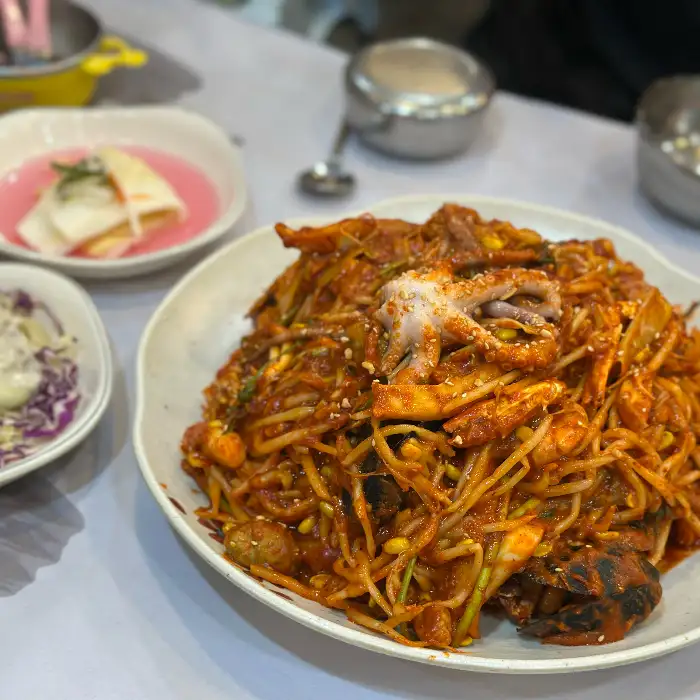 김경자소문난대구왕뽈찜 본점의 아구찜 근접샷