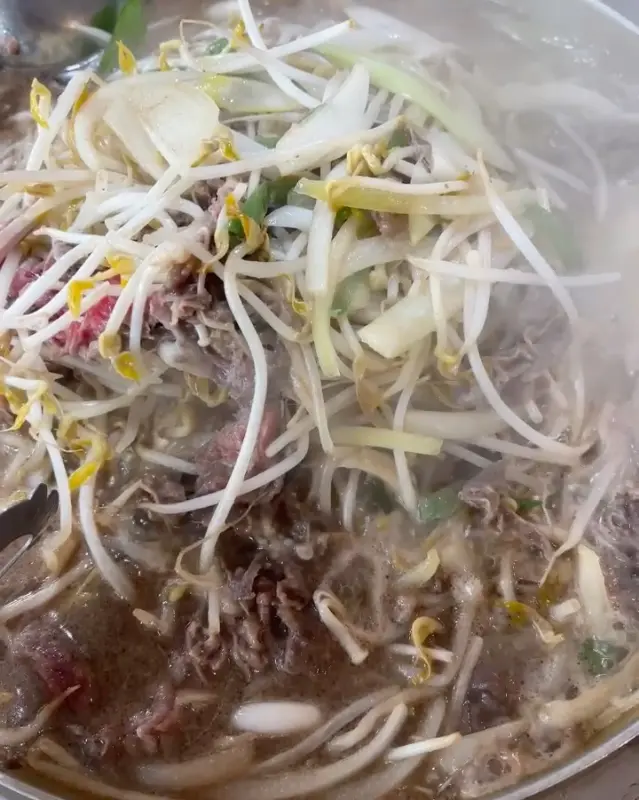 불고기의 풍성한 채소