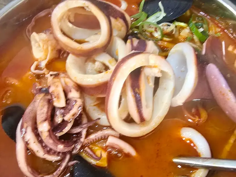 오징어짬뽕 근접샷