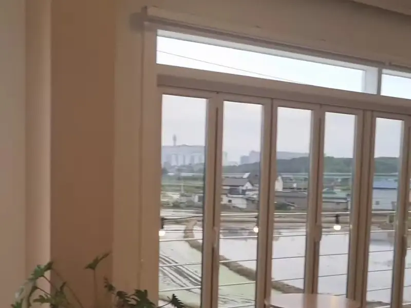 카페 진리 2층 창밖 풍경