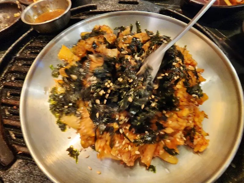 초담집의 마늘 볶음밥