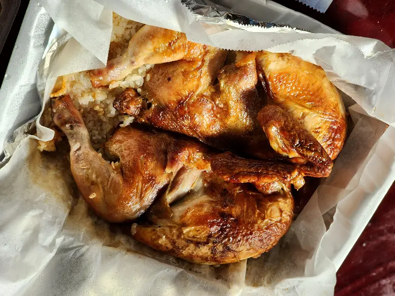 겉바속촉 누룽지 통닭