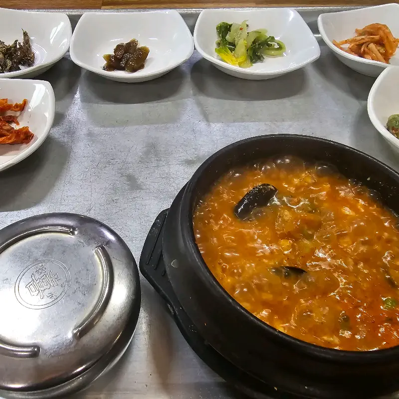 순두부 한 상 차림