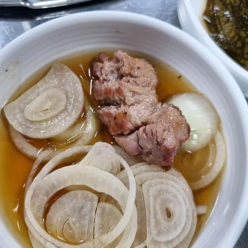 양파와 고기