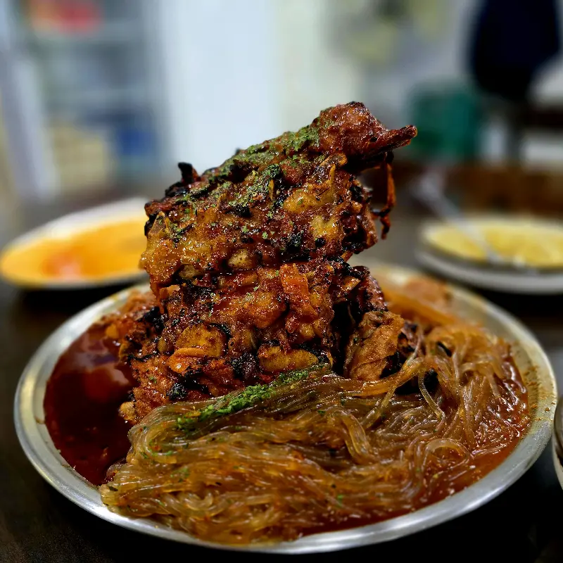 숯불뼈구이의 환상적인 비주얼