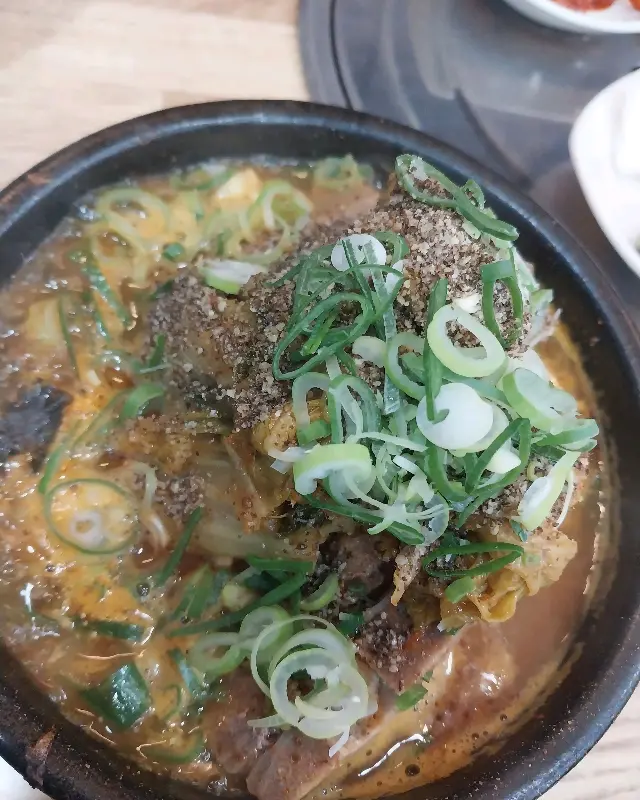 뼈해장국 클로즈업