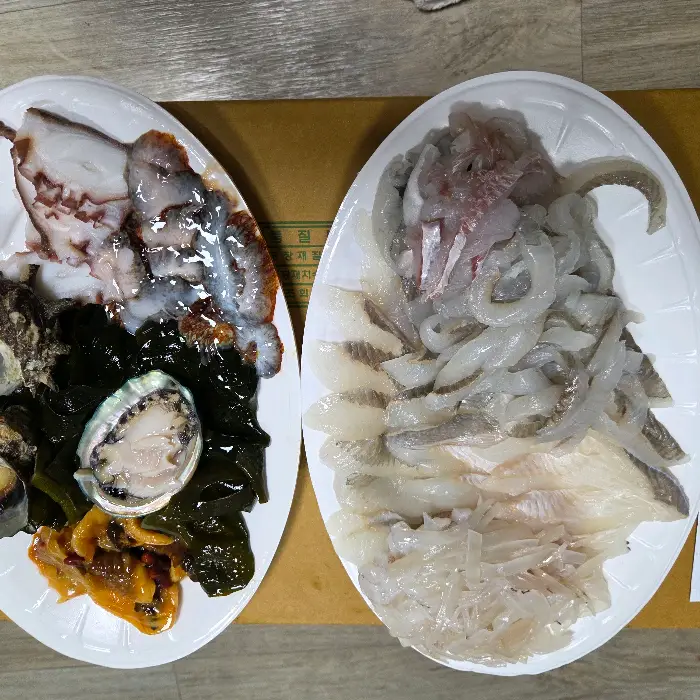 회와 해산물