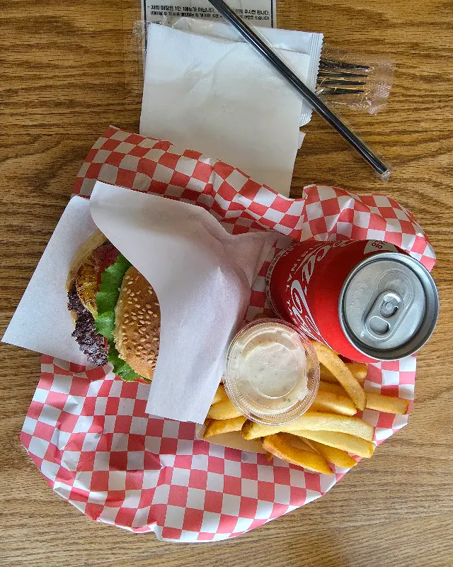 말콥버거 세트 메뉴