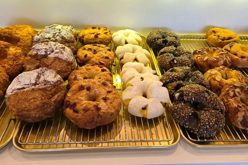 다양한 종류의 베이글