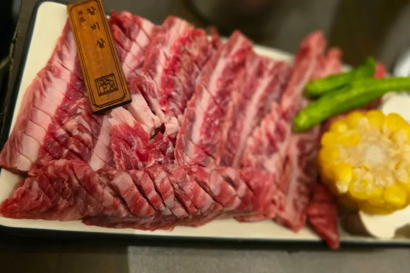 고기 디테일 샷