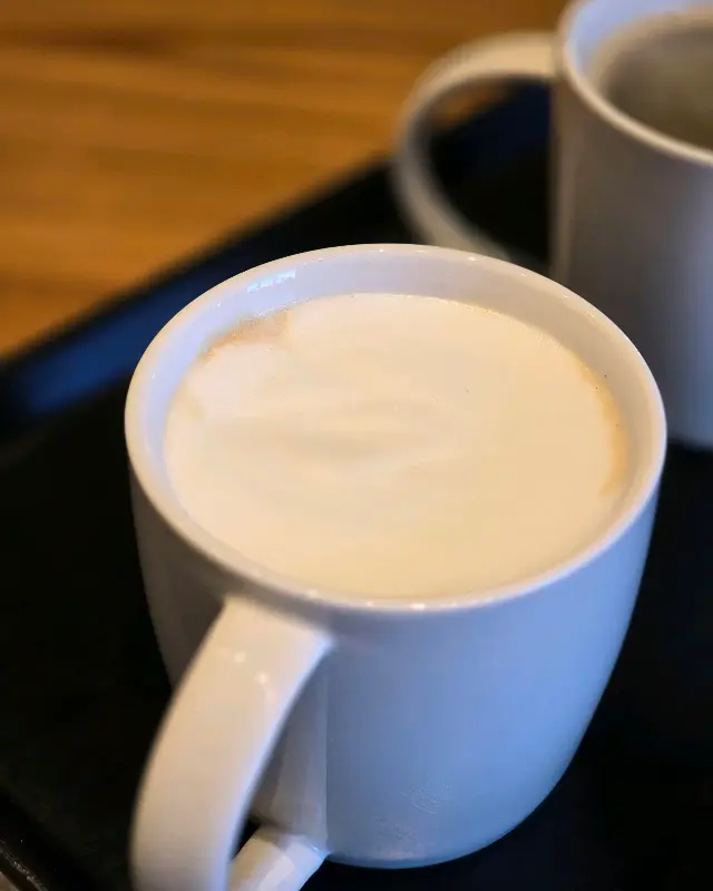 따뜻한 바닐라 라떼