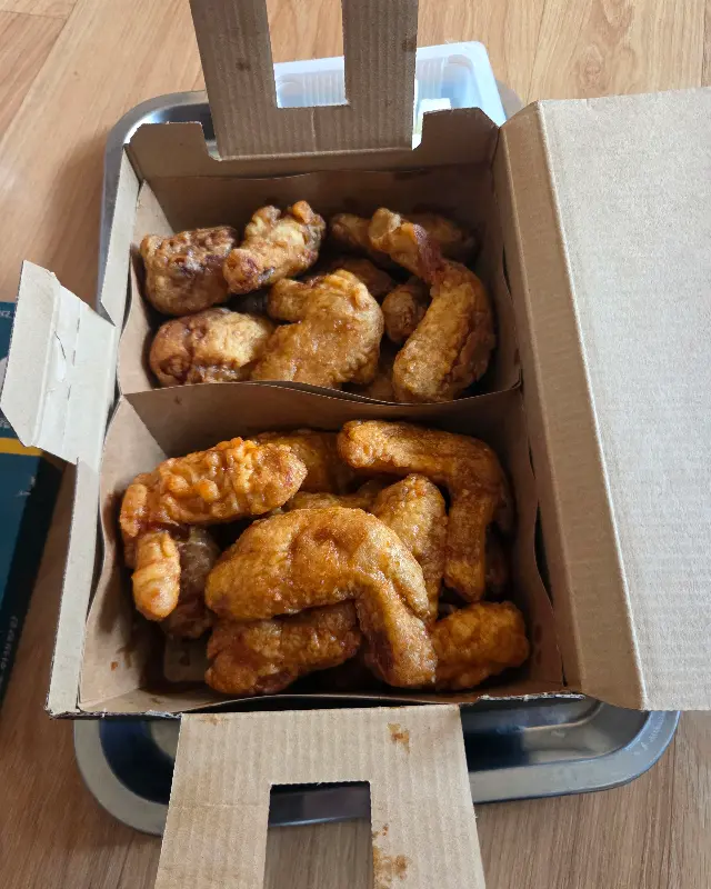 푸짐한 양에 감동! 아이벗치킨은 사랑입니다.