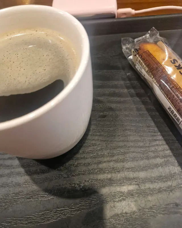 스타벅스 커피와 카스테라