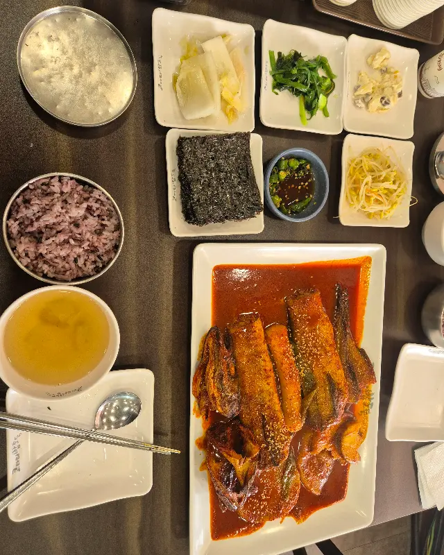 코다리찜 밥도둑 인증샷