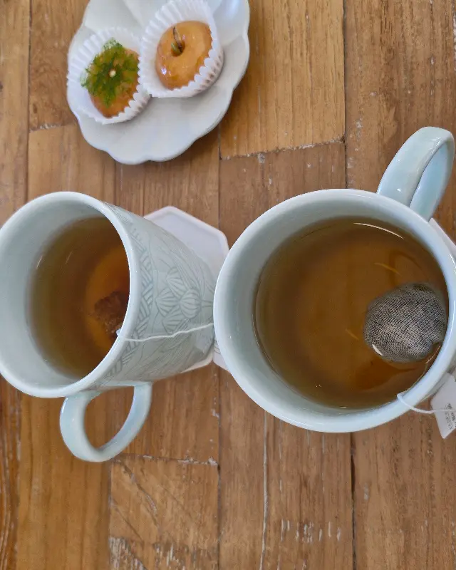 매실차와 개성주악