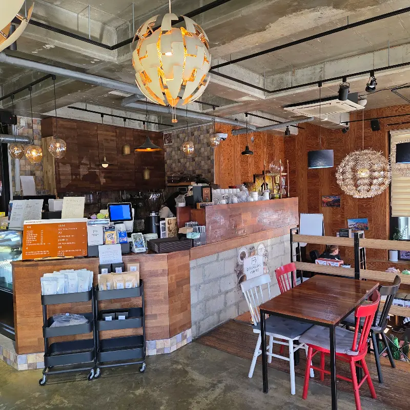 도봉산 커피 내부