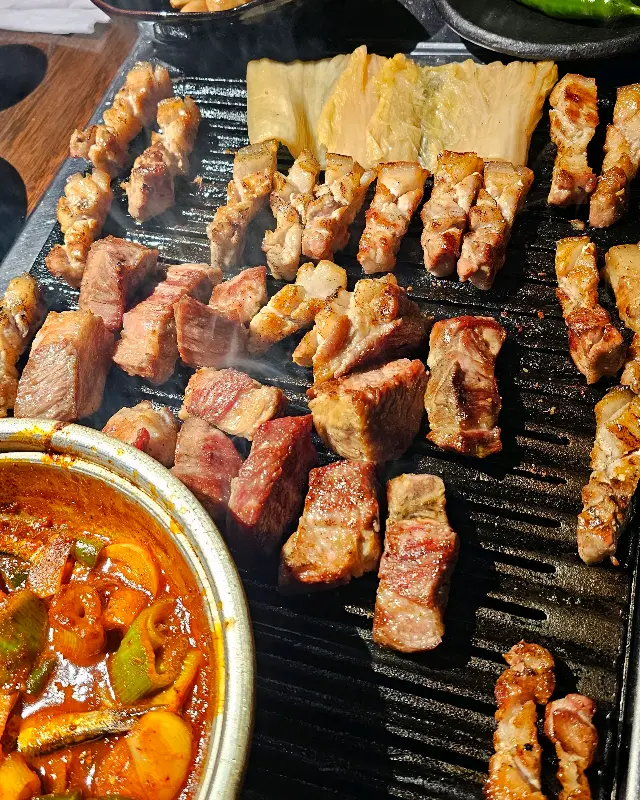 주먹고기와 곁들임