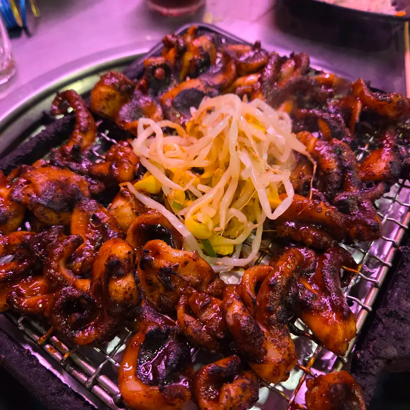 불맛 가득한 쭈꾸미