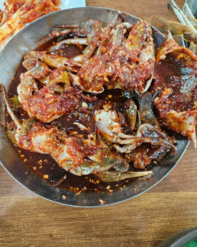 양념게장의 매혹적인 비주얼