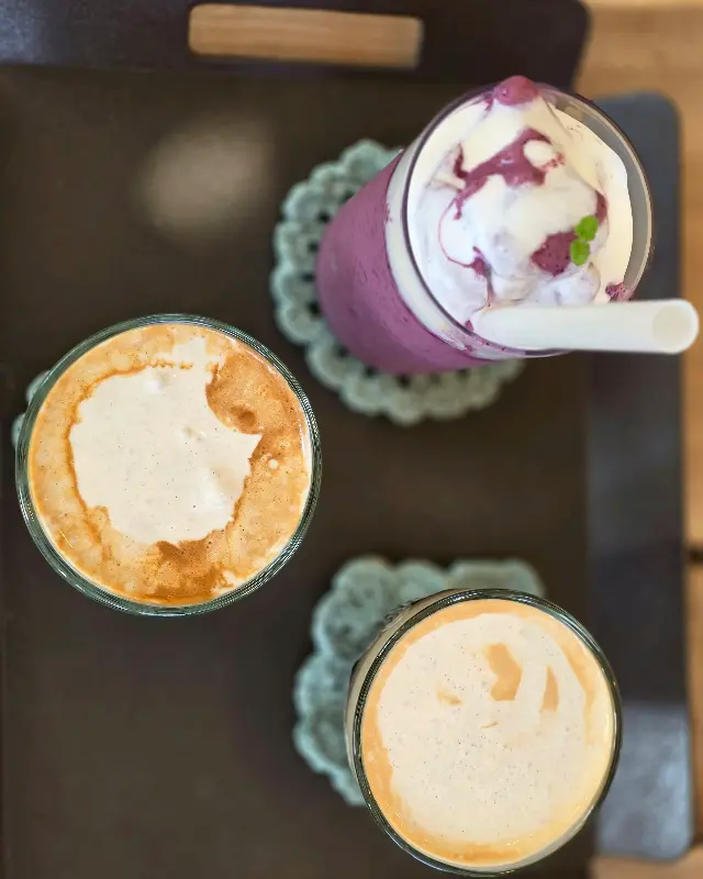 하추 크림 라떼