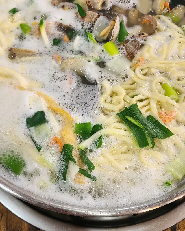 해물칼국수 재료