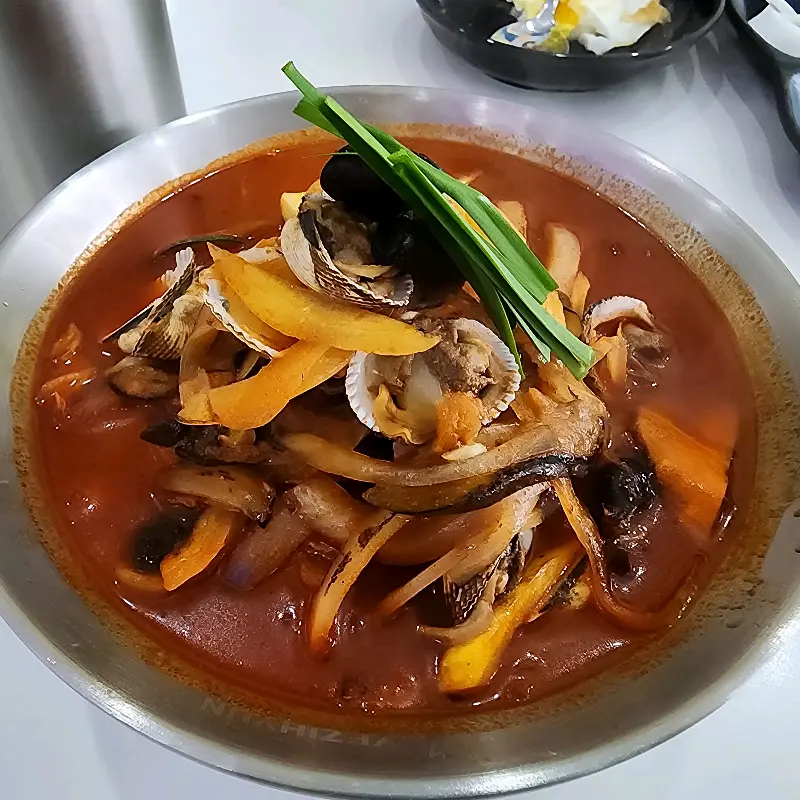 꼬막 짬뽕 비주얼