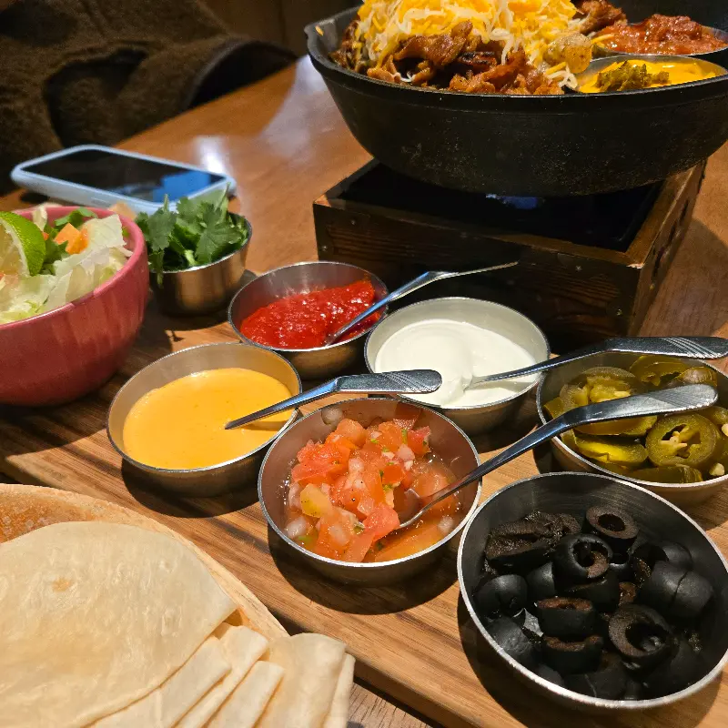 다채로운 파히타 구성