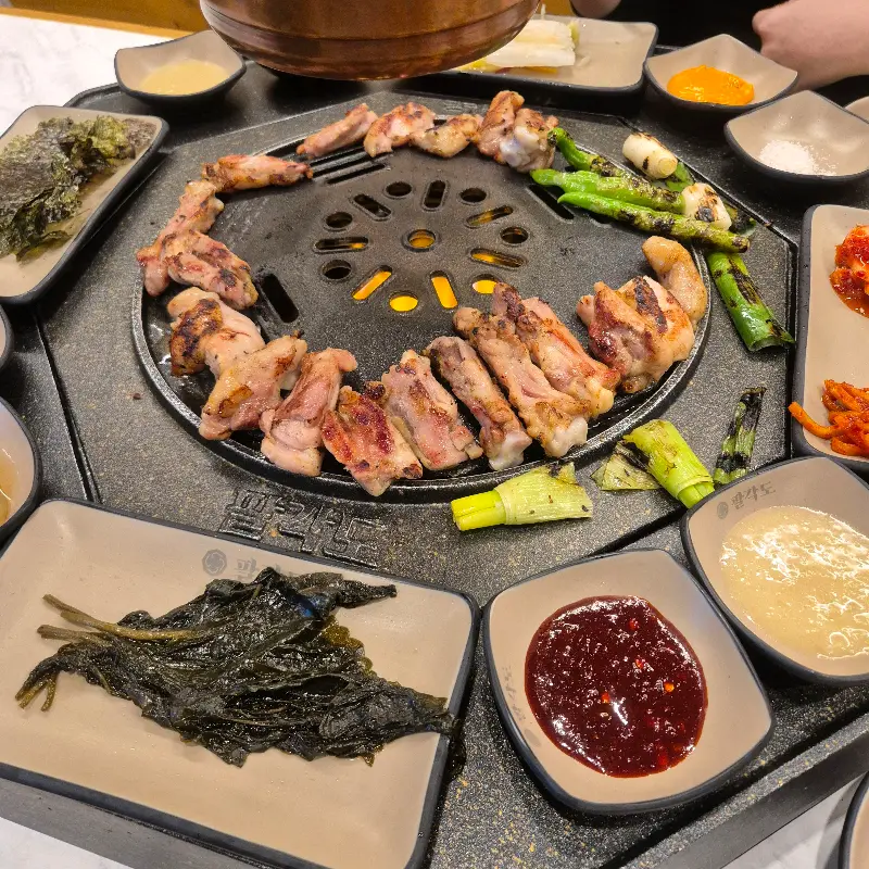 맛있는 닭갈비 한 상