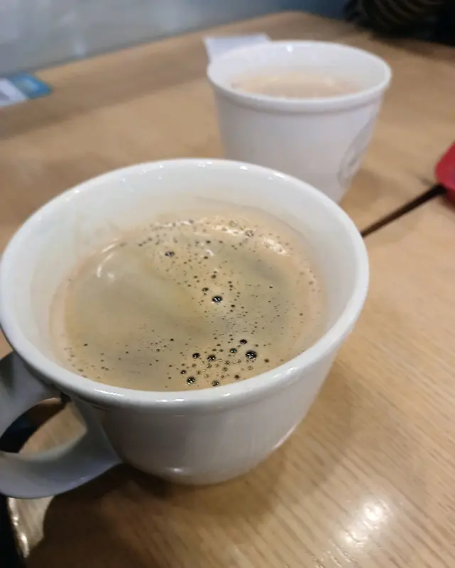 따뜻한 커피 한 잔