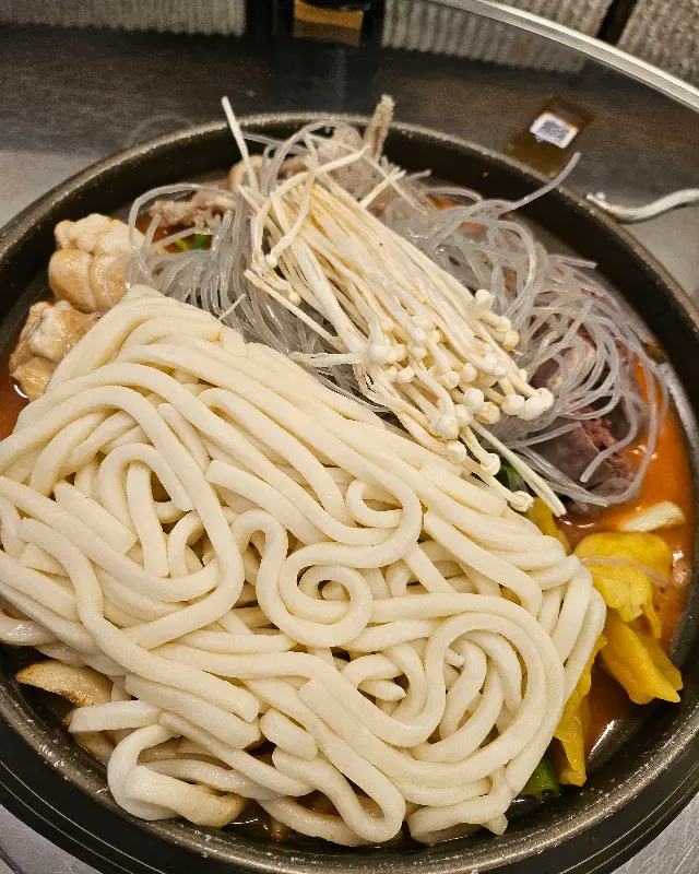 푸짐한 순대전골