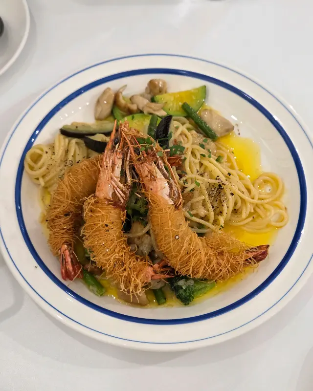 카다이프 새우 알리오올리오