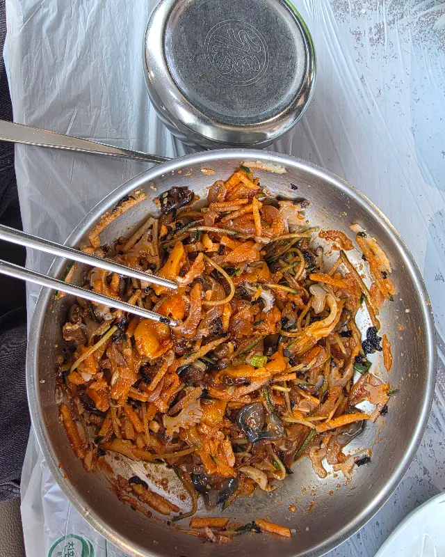 푸짐한 해산물 한 상