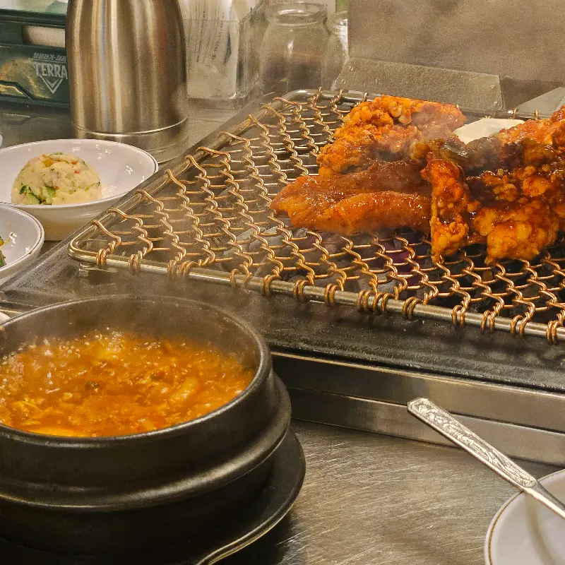 맛있는 꽃대창 구이