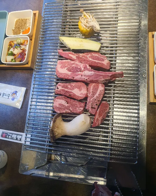 맛있게 구워진 양고기