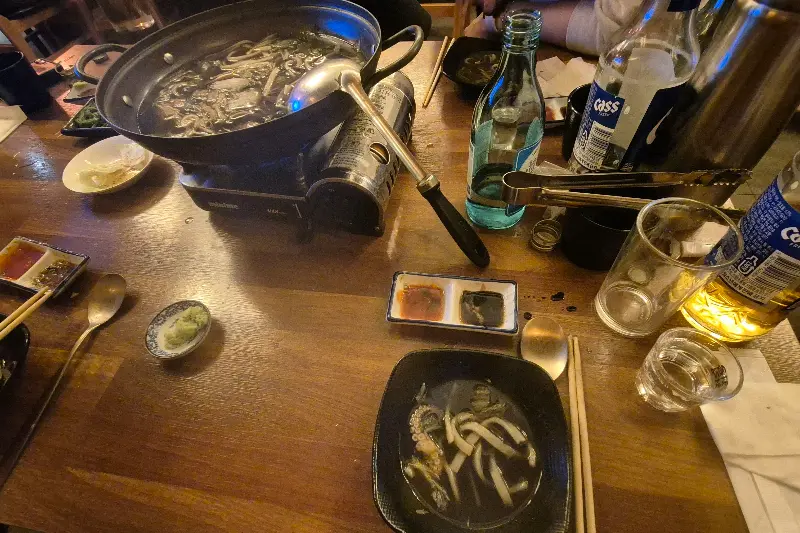 얼큰하고 시원한 쭈꾸미 연포탕