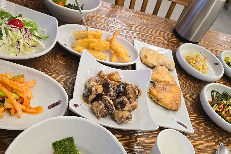 한상차림 항공샷