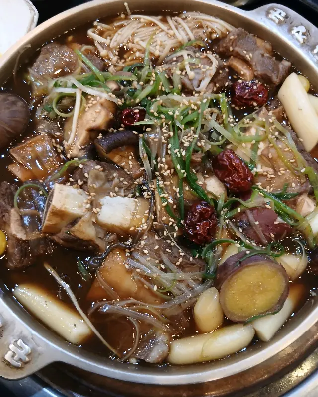갈비찜의 클로즈업 샷