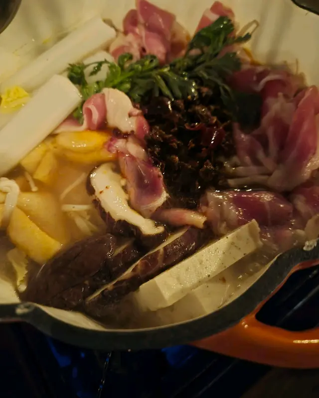 모재의 나베 메뉴