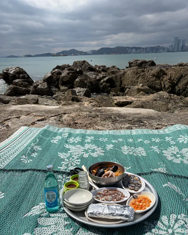 해산물 한 상 차림