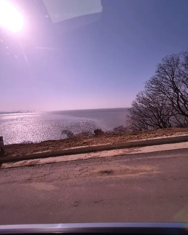 백수해안도로 풍경