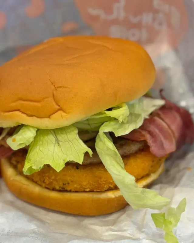 다른 버거 메뉴 비주얼