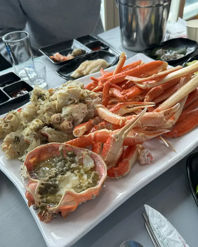 살이 꽉 찬 대게