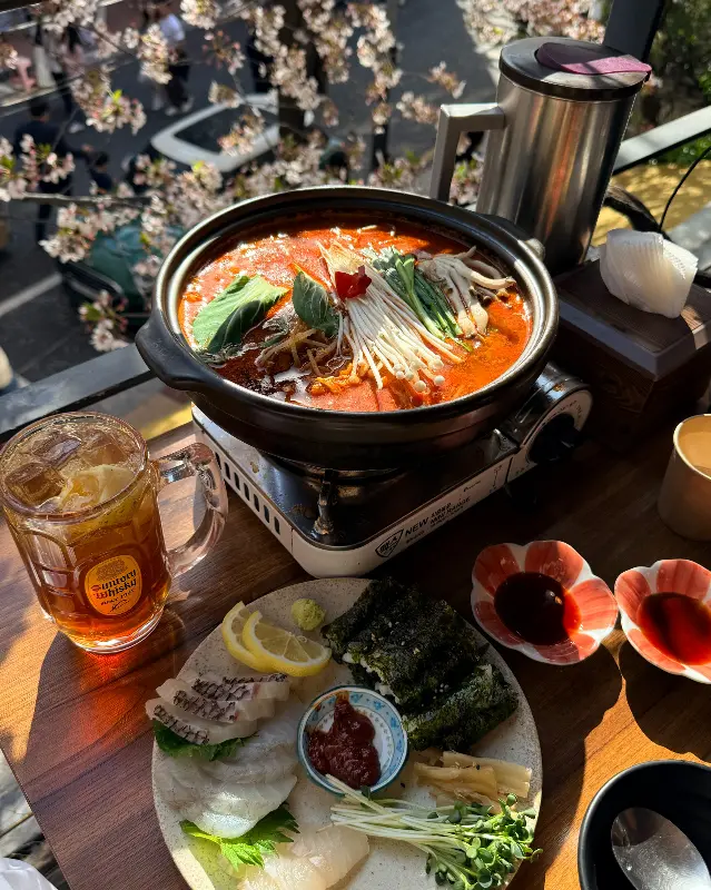 벚꽃과 함께 즐기는 술 한 잔, 상상만 해도 행복해!