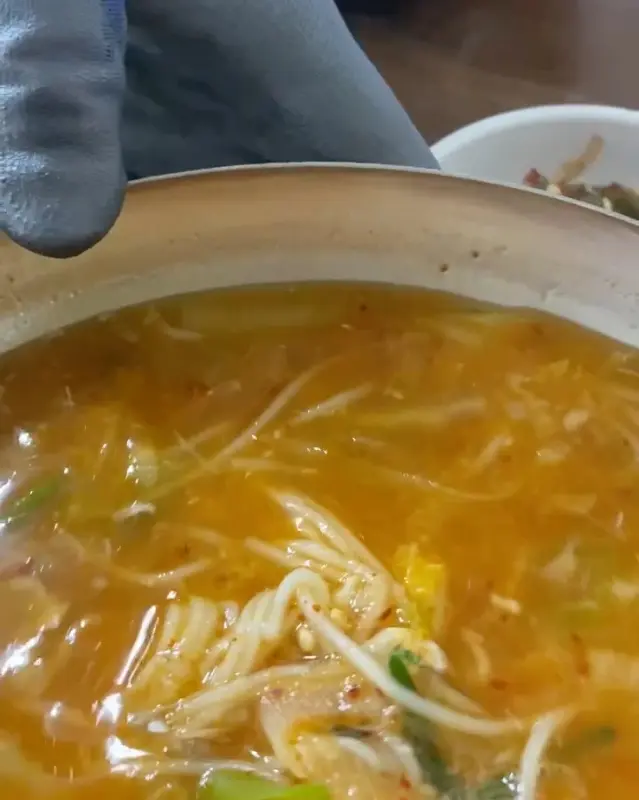 찐한식당 메뉴판