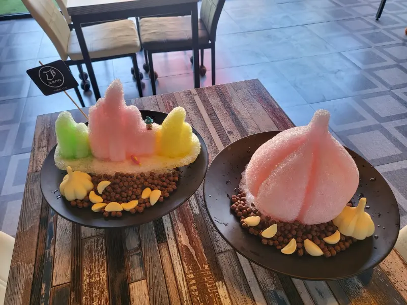 다양한 빙수 메뉴