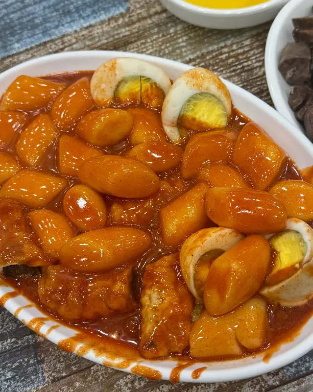 떡볶이 단면